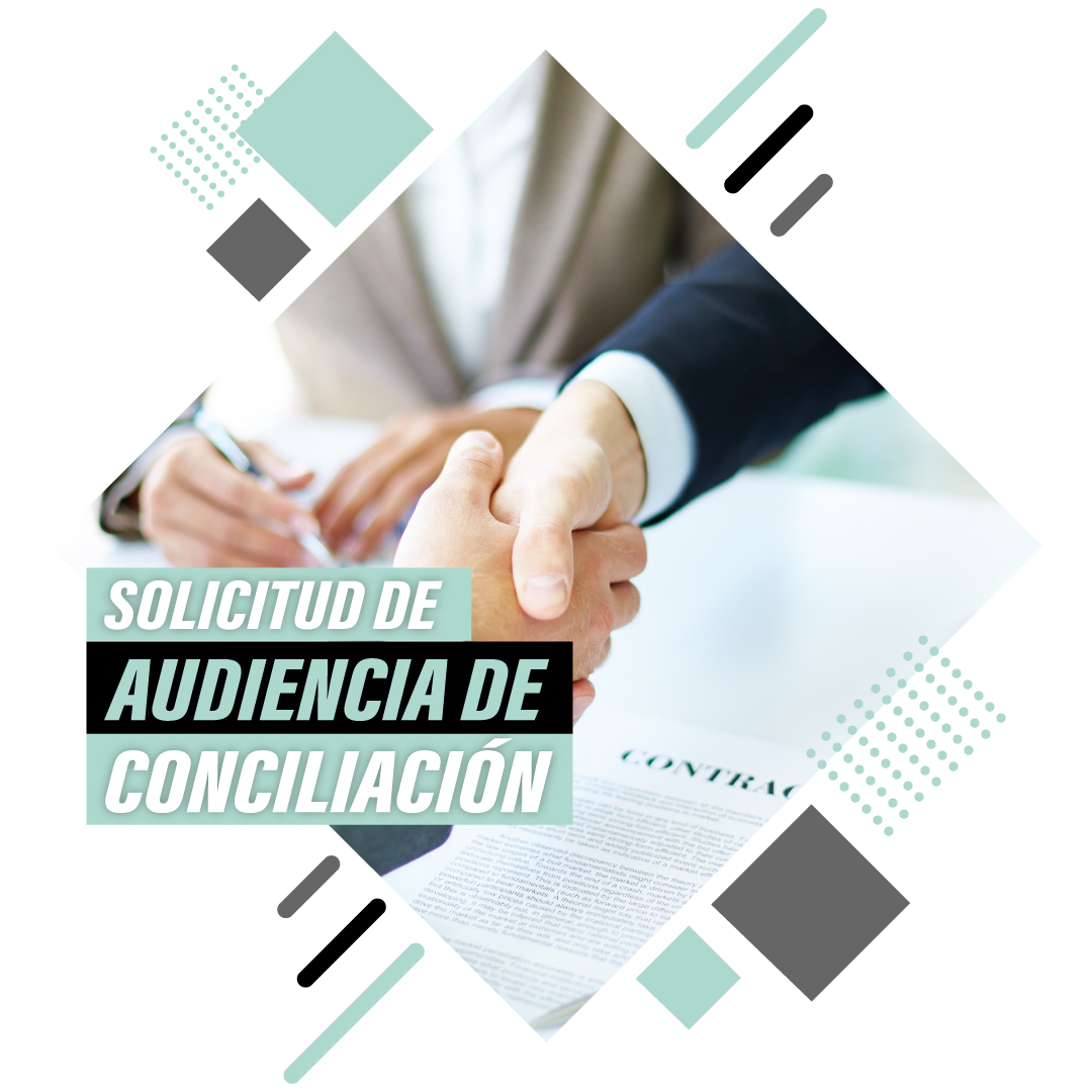 Boton Udiencia de Conciliacion